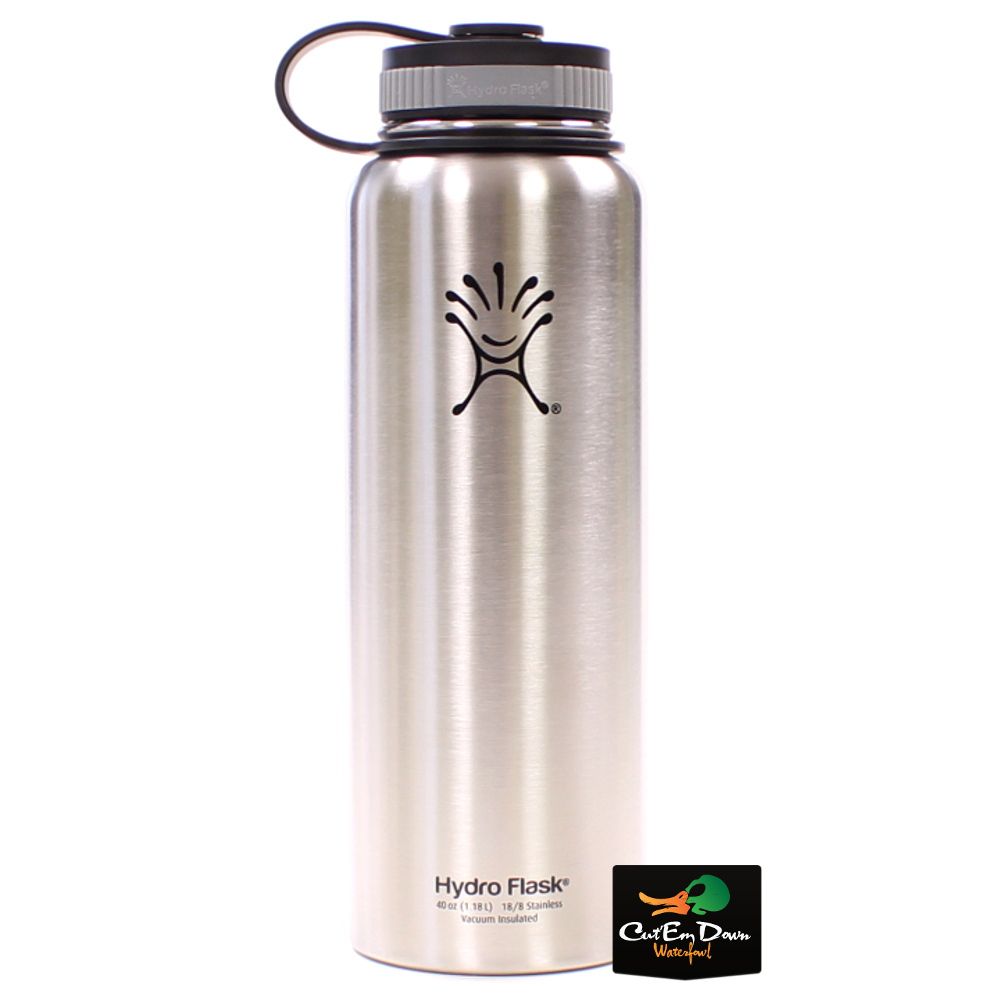 HYDRO FLASK 40OZ WIDE MOUTH INSULATED STAINLESS STEEL WATER BOTTLE
